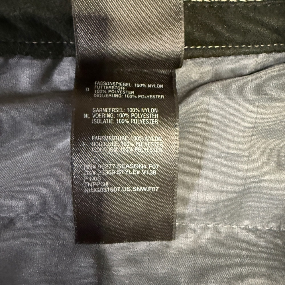 Vans Mens Y2K Checkerboard Snowboard Pants Black White Cargo Insulated L Flawed - Picture 7 of 9